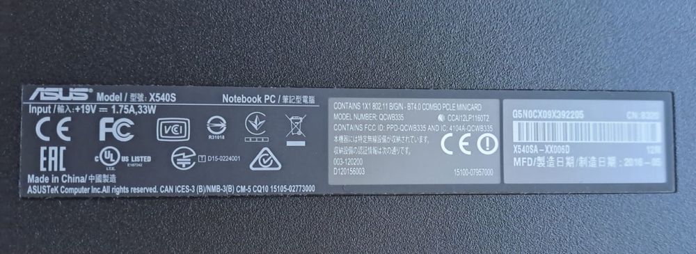 Продам ноутбук ASUS