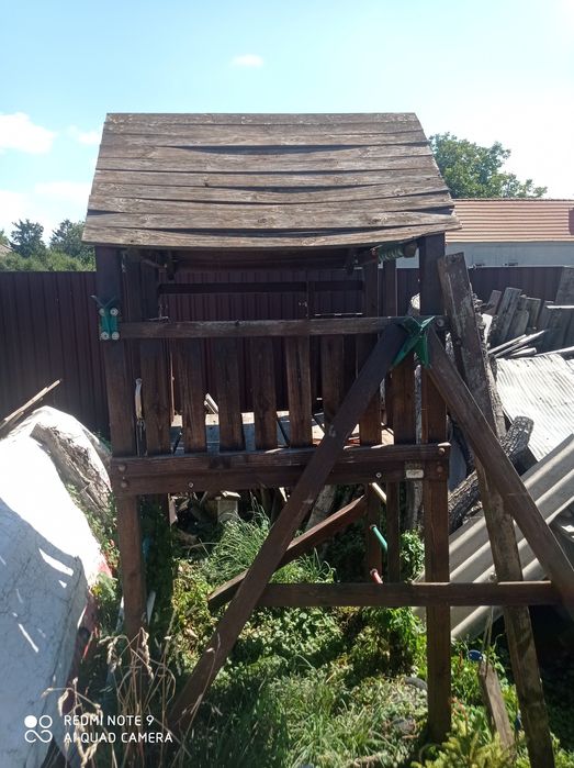 Căsuța și leagăn jungle gym
