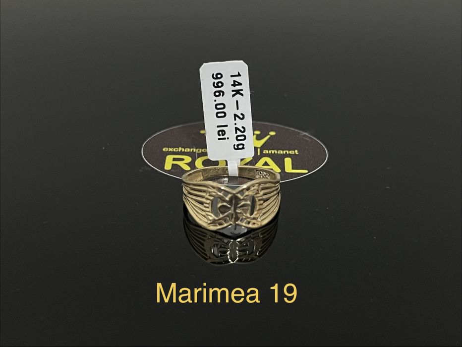 Bijuteria Royal CB: Inel dama aur 14k 2,20gr