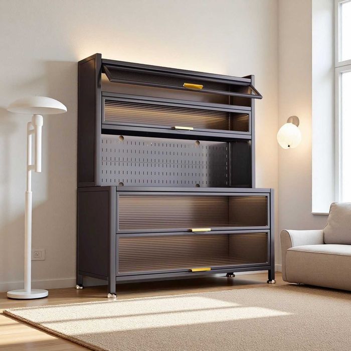 Oshxona uchun po‘lat shkaf/changdan himoya/balkon uchun mos