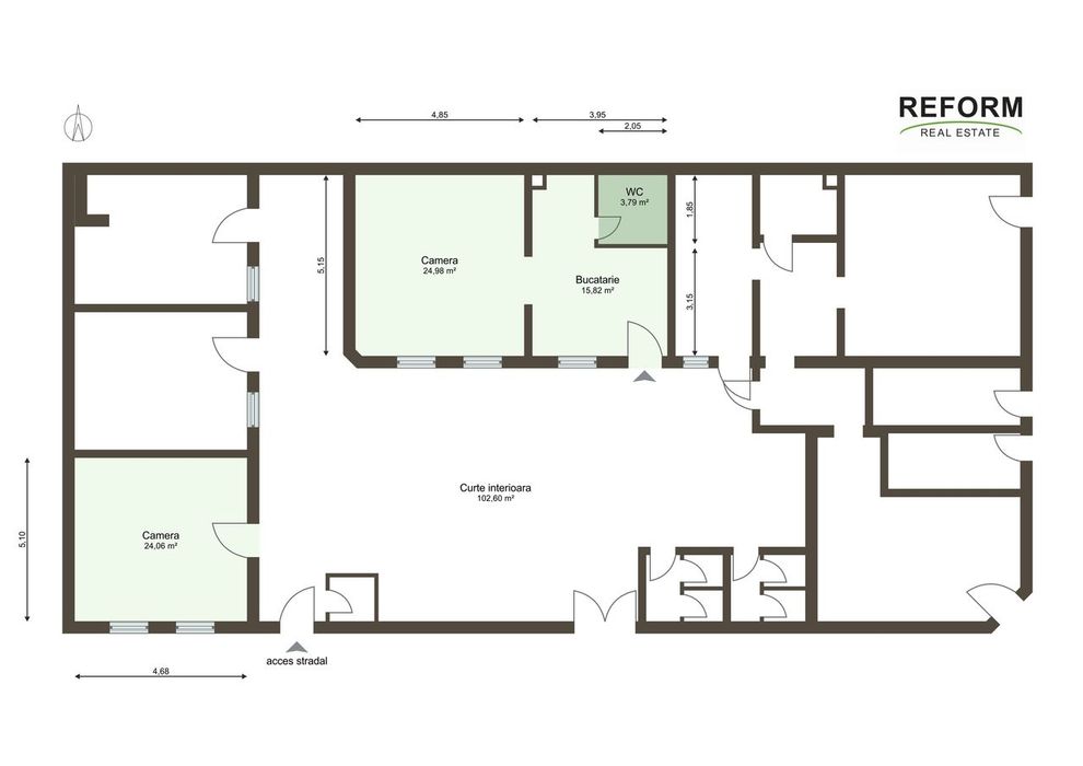 DE VÂNZARE — Două apartamente în zonă ultracentrală