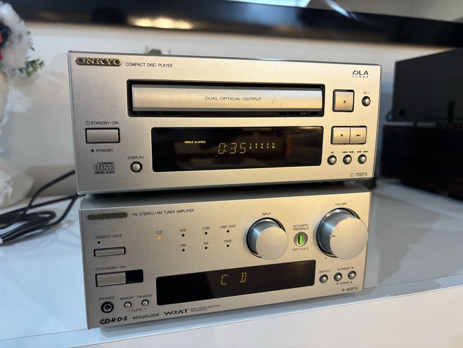 Onkyo R-805TX si Onkyo C-705TX made in Japan