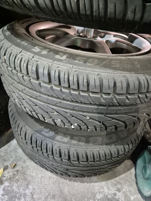 Jante aliaj marca Rial cu anvelope noi de vara