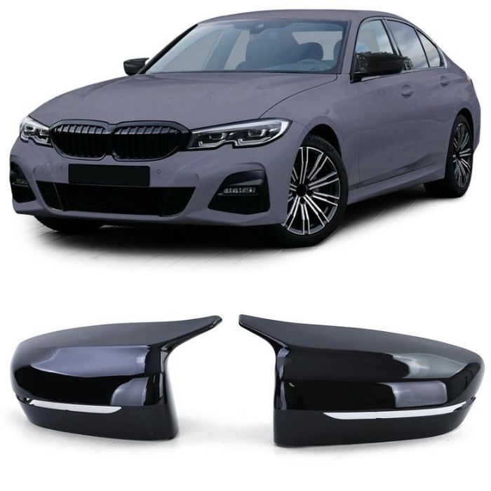 Capace oglinzi pentru BMW Seria 3 5 7 8 G20 G21 G30 G31 G11 G14 G15 negru lucios M look  CALITATE PREMIUM ⭐️⭐️⭐️⭐️⭐️