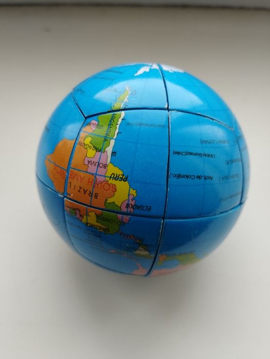 Кубик Рубика глобус