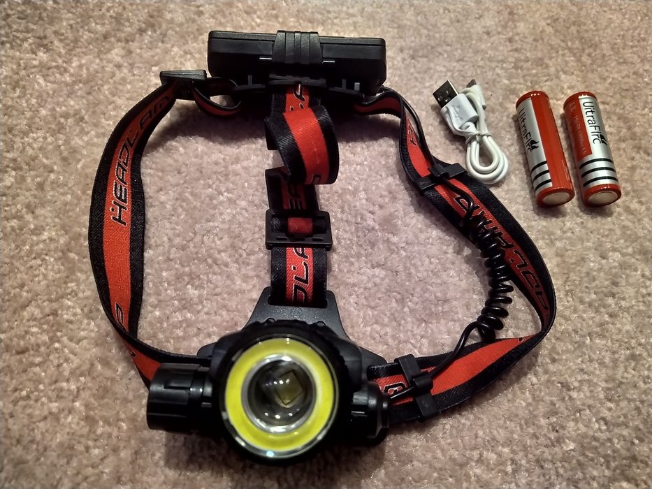 Lanterna cu model nou de LED, pentru cap, din metal, foarte rezistenta