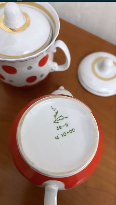 Чайный набор. Фарфор из СССР.