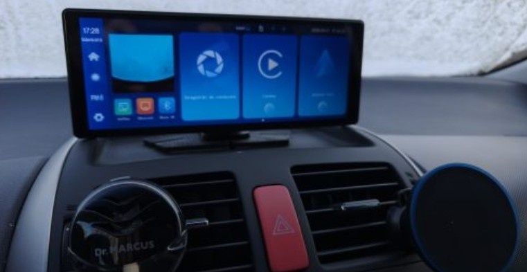 Navigație Auto Universală JRH 10.26″ Touchscreen, Wireless CarPlay/Android Auto, Cameră 4K cu camera marsarier