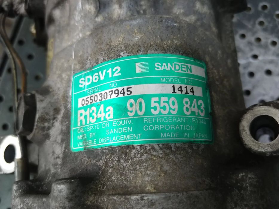 compresor clima ac opel astra g  zafira a 2.0 di 90559843