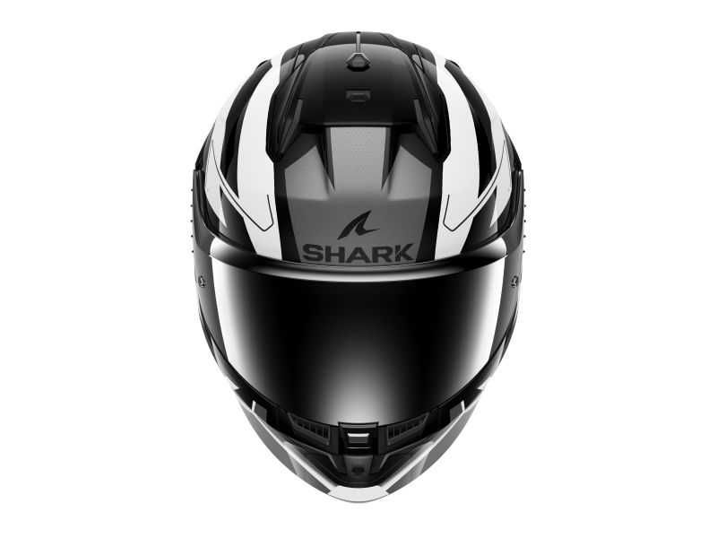 Mото Каска SHARK D-SKWAL 3 SIZLER Gloss white,очила,плака,подбрадник