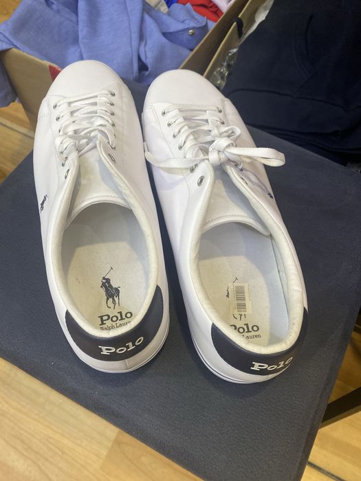 Мужские кожаные кеды