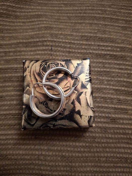 Сребърни обици халки