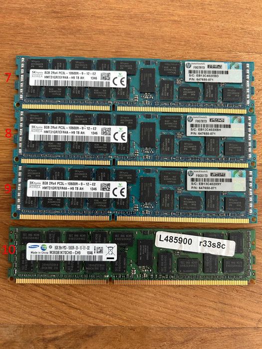 Memorie Server 8GB, 16GB DDR3 ECC RAM