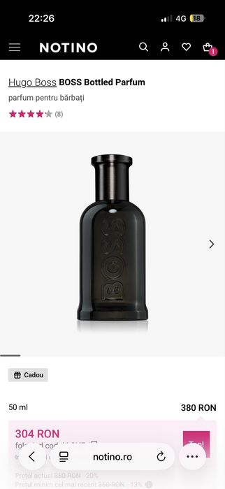 Parfum boss bottled