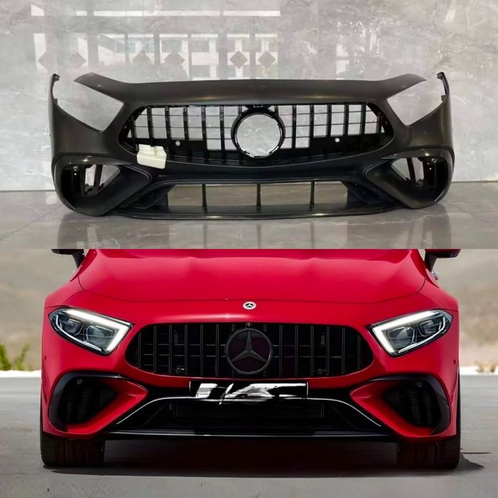 C257 предна броня тип GT 63AMG Aero Facelift решетка Panamericana