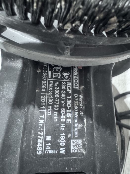 Protool masina de slefuit betonul (festool)