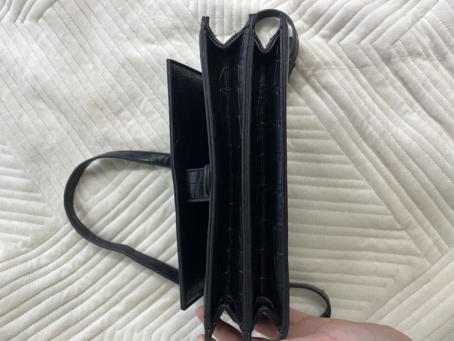 Сумка черная кожзам