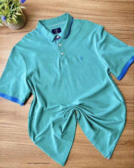 Hackett London Polo XXL Slim Fit Verde Mentă | Bumbac Premium | Casual Elegant