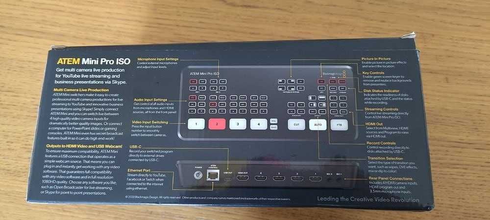 Blackmagic ATEM Mini Pro ISO