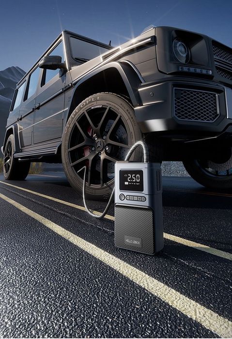 Автомобильное пусковое устройство аккумулятора, фонарь, насос, зарядка