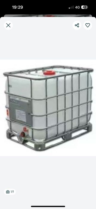 Ёмкость 1 тонна.