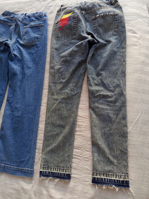 Lot 3 blugi jeans fetita 152 Reserved pantaloni denim largi moderni
Descriere: