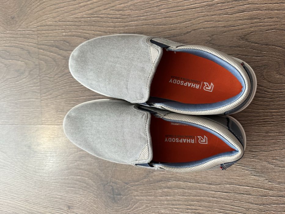 Обувь макасы 39 размер серого цвета