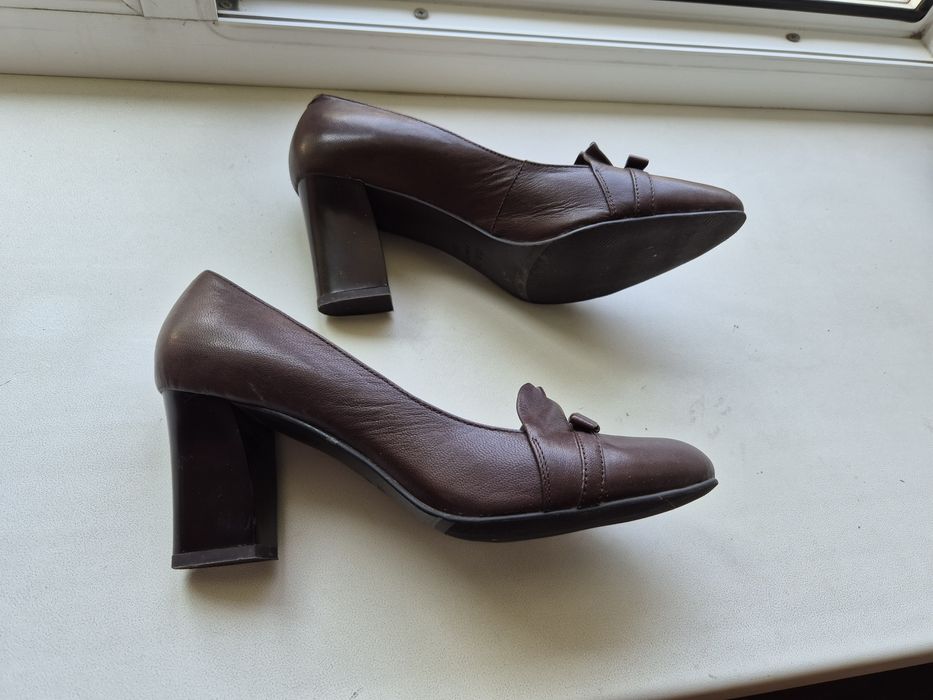 Обувь из чистой кожи