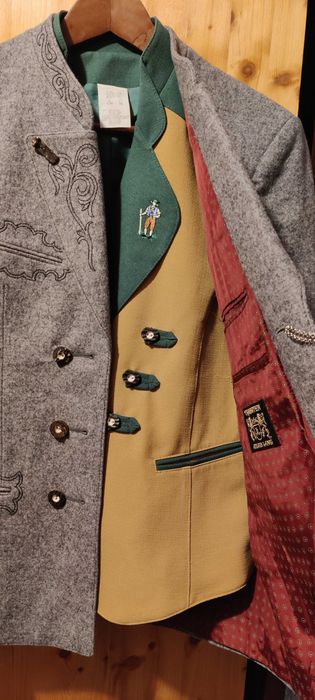 sacou tirolez si vesta tiroleza, unisex, marime 44-46, noi