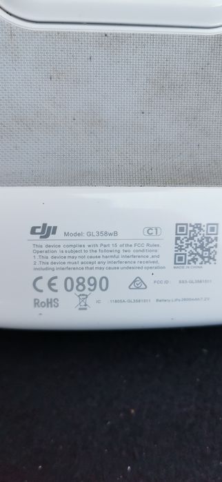 Controller drona dji gl 358wB + incarcator dji f2c60 17v,3,5A
