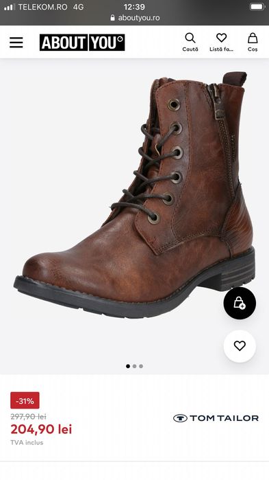 Ghete Tom Tailor nr 36