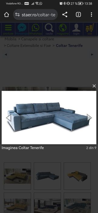 Colțar Tenerife verde smarald