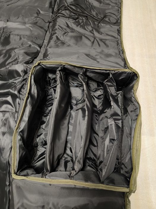 GEANTA HUSA pentru 4 lansete si 4 mulinete crap 210cm 3,90m din 2 buc