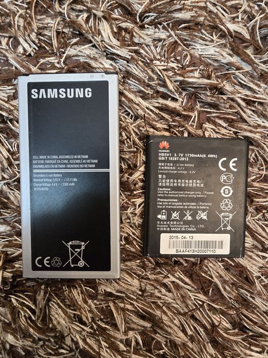 Baterii Samsung si Huawei
