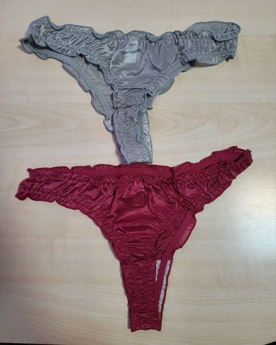 Луксозни сатенени прашки тип scrunch/ruched