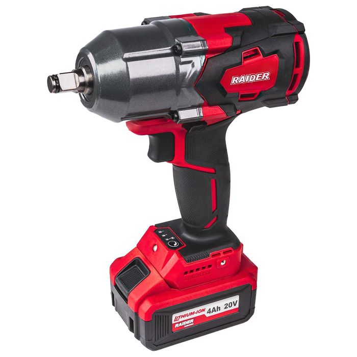 Акумулаторен ударен гайковерт RAIDER RDI-IBW05, 20 V, 1/2″, 700 Nm