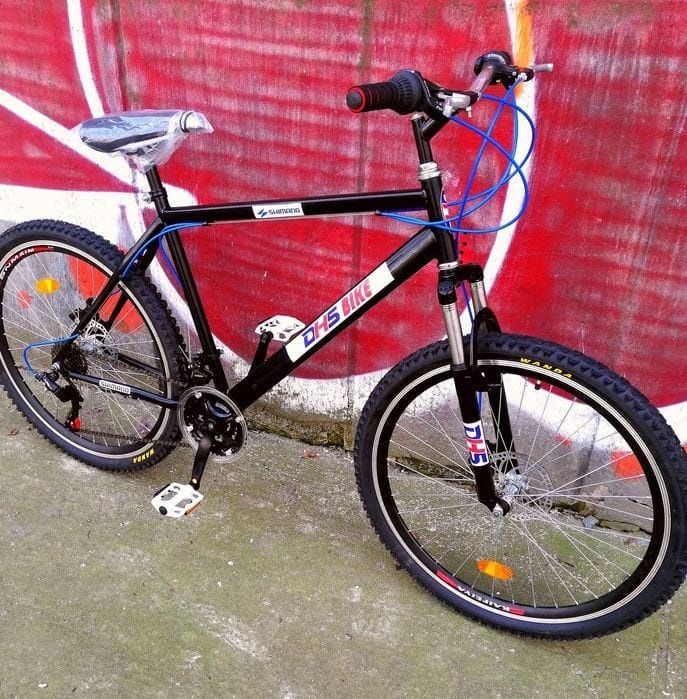 Bicicleta/MTB/roți 26"/DISCURI/suspensie/21 viteze/mărime M/echipare Shimano