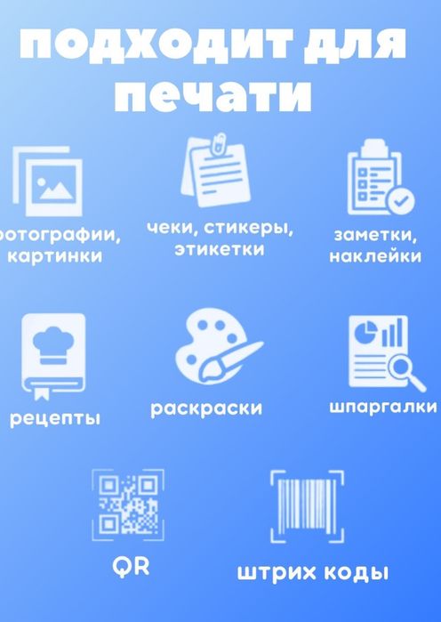 НОВЫЙ Мини-принтер Centechia Mini голубой