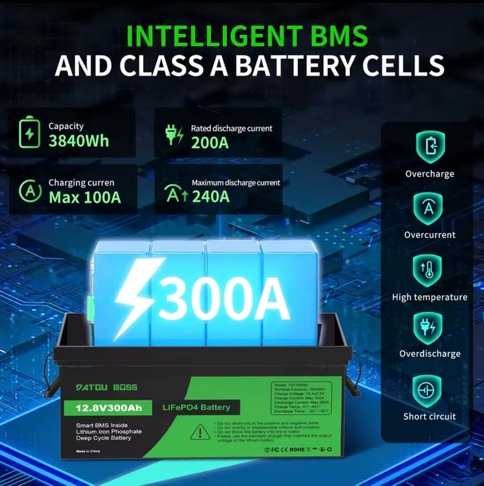 Acumulator LiFePO4 300Ah Datouboss