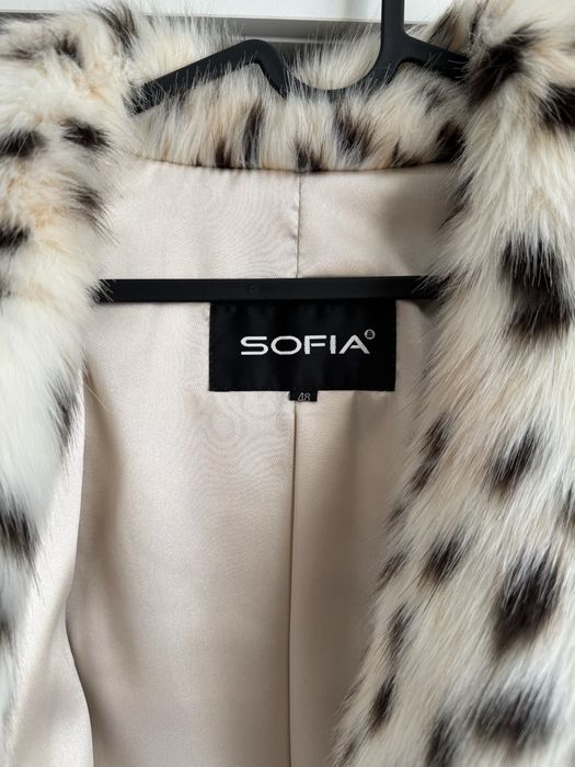 Шуба под рысь (экомех) 48р