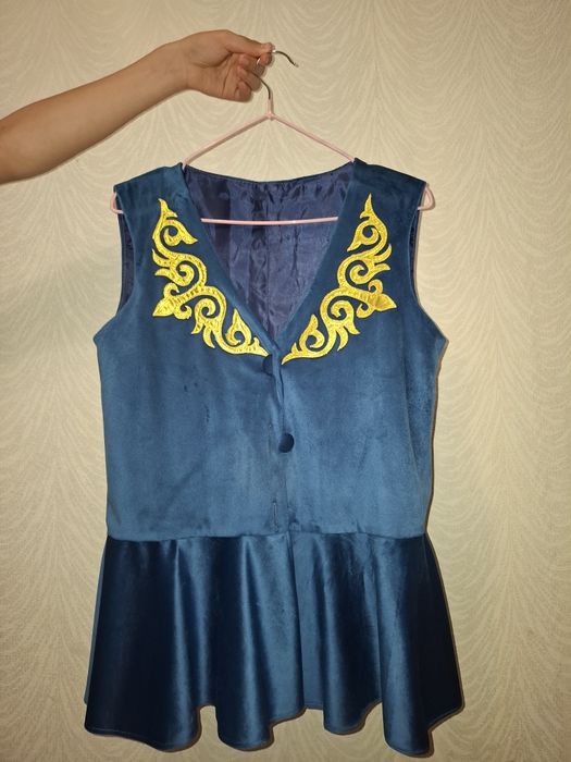 Кажекей голубой с орнаментом