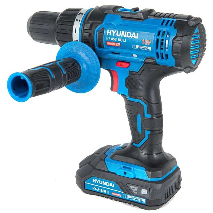 Masina gaurit & insurubat cu percutie profesionala cu baterie Hyundai