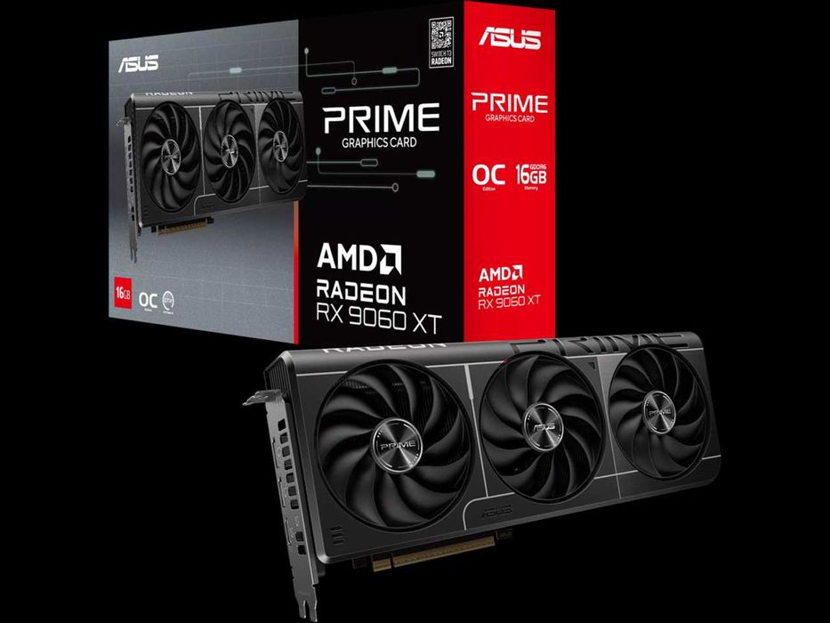 Видео карта ASUS Prime Radeon RX 9060 XT 16GB OC Edition