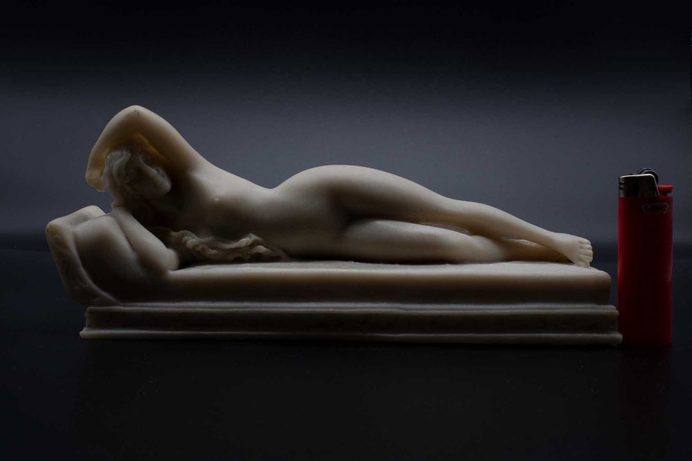 Ръчно изработена мраморна скулптура „Голата маха“