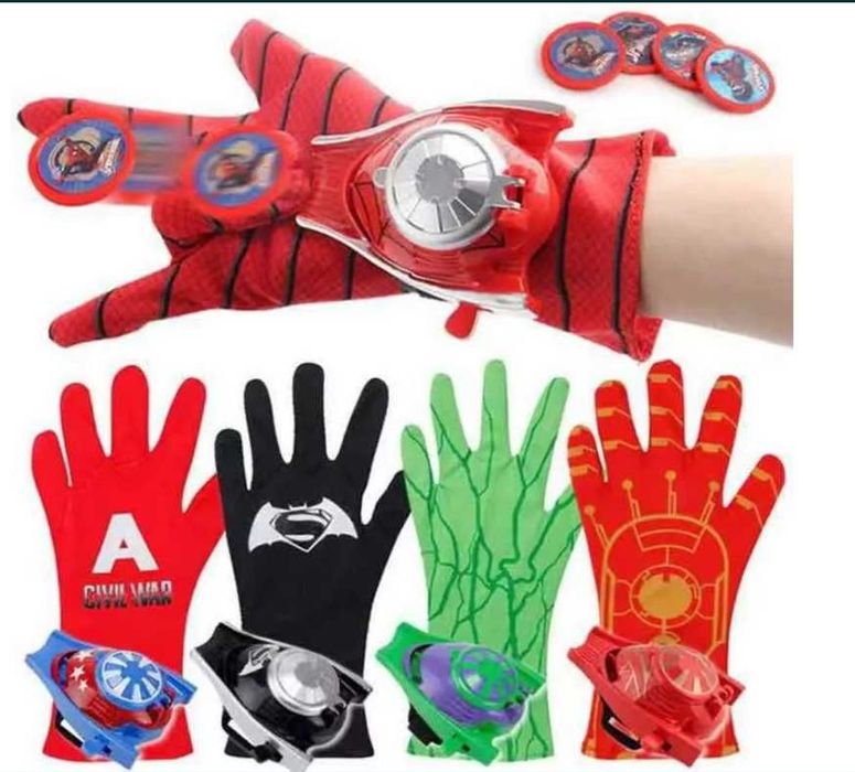 Ръкавица изтрелвачка на Спайдърмен и Хълк