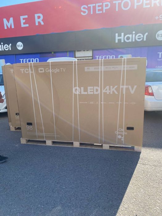 Премиум телевизор TCL 98 C6K QD-MiniLED New 2025 smart 4k Google tv