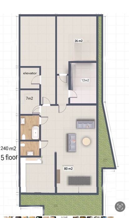 Продава се Офис в София, ПЗ Хладилника - 240 кв.м за 3125 €/кв.м - Снимка #3