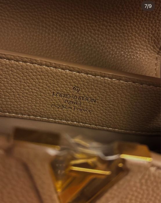 Geanta Louis Vuitton Vapucines piele naturala pe stoc