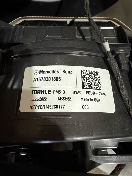 Aeroterma / Tulumba aer / Ventilator Mercedes GLE W167 / C167 : 2019-2026