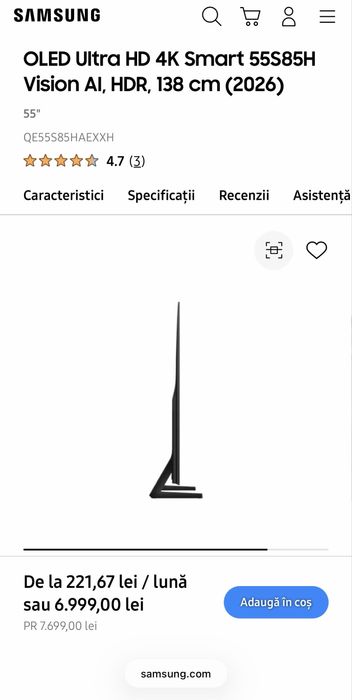 Vand televizor samsung nou sigilat